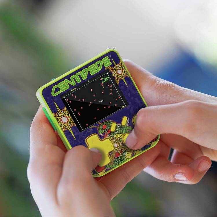 HyperMegaTech retro keychain Centipede, imported from the UK