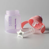 Tommee Tippee pink straw cup trainer twin pack (British brand)