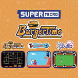 HyperMegaTech BurgerTime keychain gamer - British product