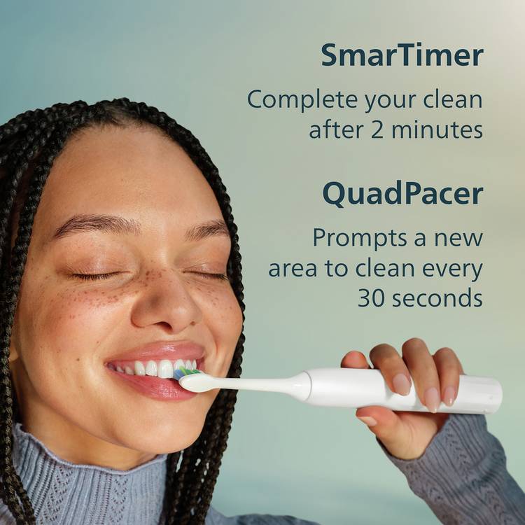 Philips Sonicare 2000 electric toothbrush white, imported from the UK