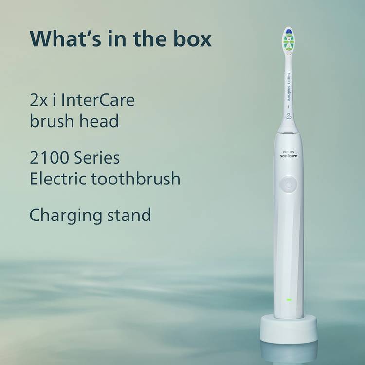 Philips Sonicare 2000 electric toothbrush white, imported from the UK