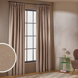 Argos Habitat With Linen Blackout Curtains Stone 117x183cm- Buy online at McGrocer