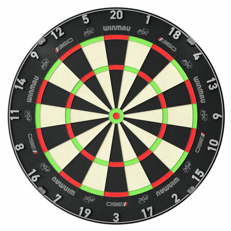 Winmau Blade 360 dartboard set, imported from the UK