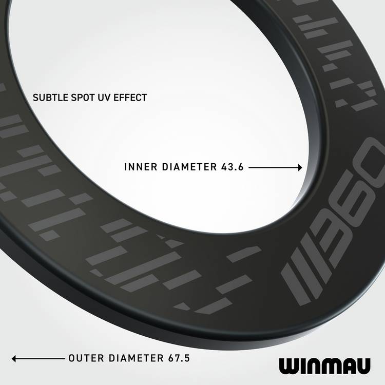 Winmau Blade 360 dartboard set, imported from the UK