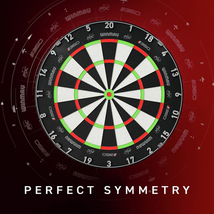 Winmau Blade 360 dartboard set, imported from the UK