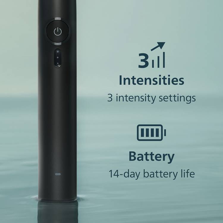 Philips Sonicare 3000 electric toothbrush in black (British brand)