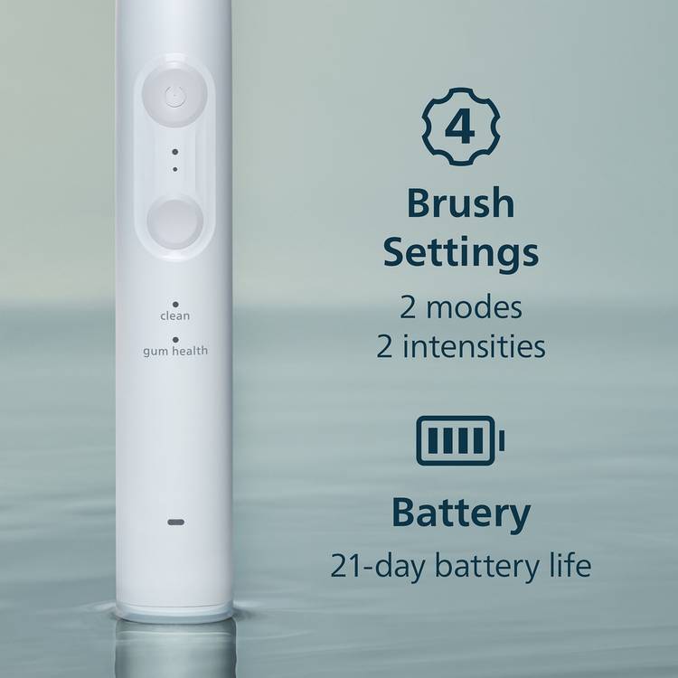Philips electric toothbrush 4000 Series White (British brand)
