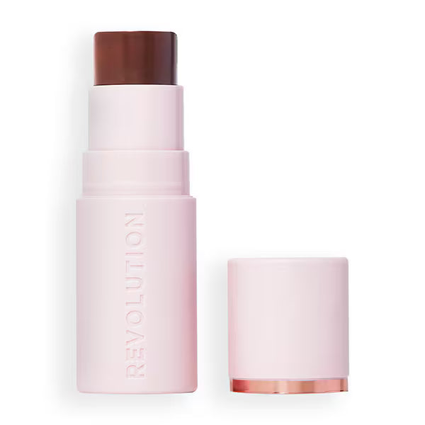 Revolution Skin Silk Bronzer Stick Dark Cocoa, imported from the UK