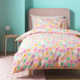 Argos Argos Home Kids Hearts Pink Bedding Set - Single- Buy online at McGrocer