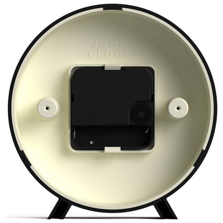 Jones Clocks Zenith table clock black (British brand)