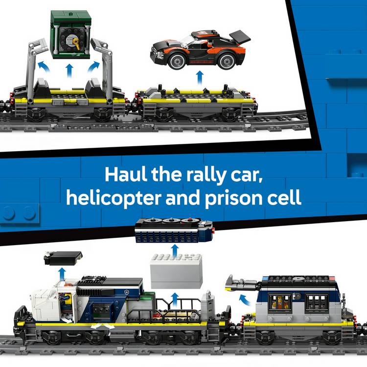 LEGO City Police Train Heist set, UK version
