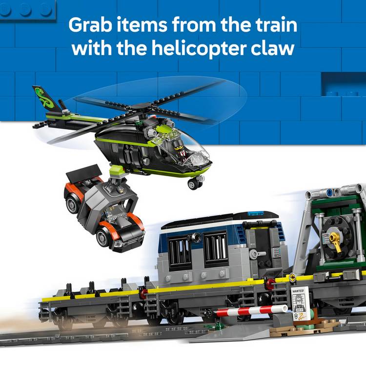 LEGO City Police Train Heist set, UK version