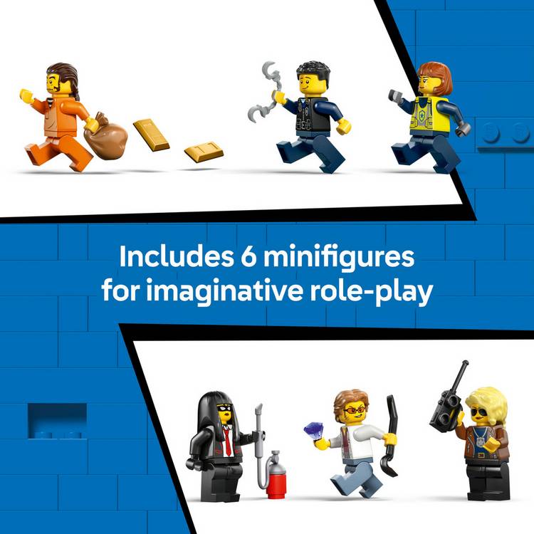 LEGO City Police Train Heist set, UK version