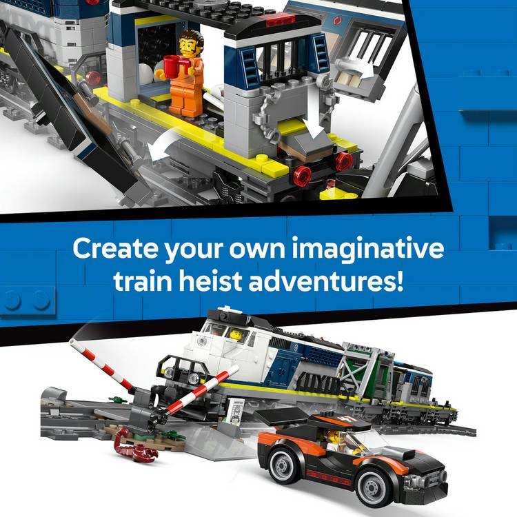 LEGO City Police Train Heist set, UK version