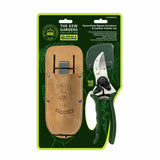 Spear & Jackson bypass secateurs set with leather holster, imported from the UK