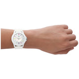 Skechers Rosencrans watch white silicone strap, UK version