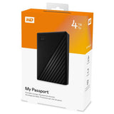 Western Digital My Passport portable hard drive 4TB - British product