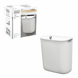 Black+Decker 7.6L white cupboard bin - British product