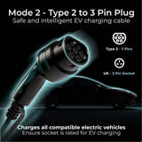Masterplug EV charging cable Mode 2 10m (British brand)