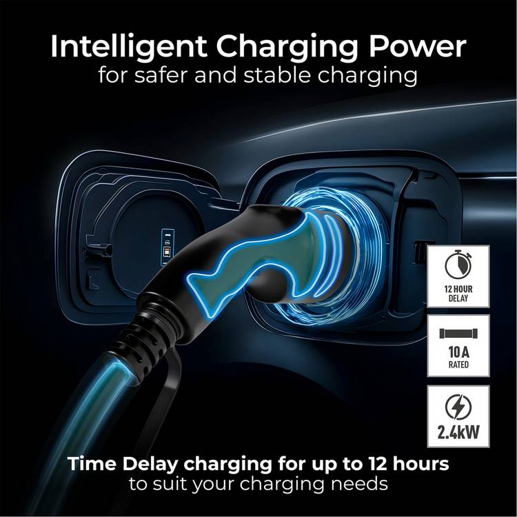 Masterplug EV charging cable Mode 2 10m (British brand)