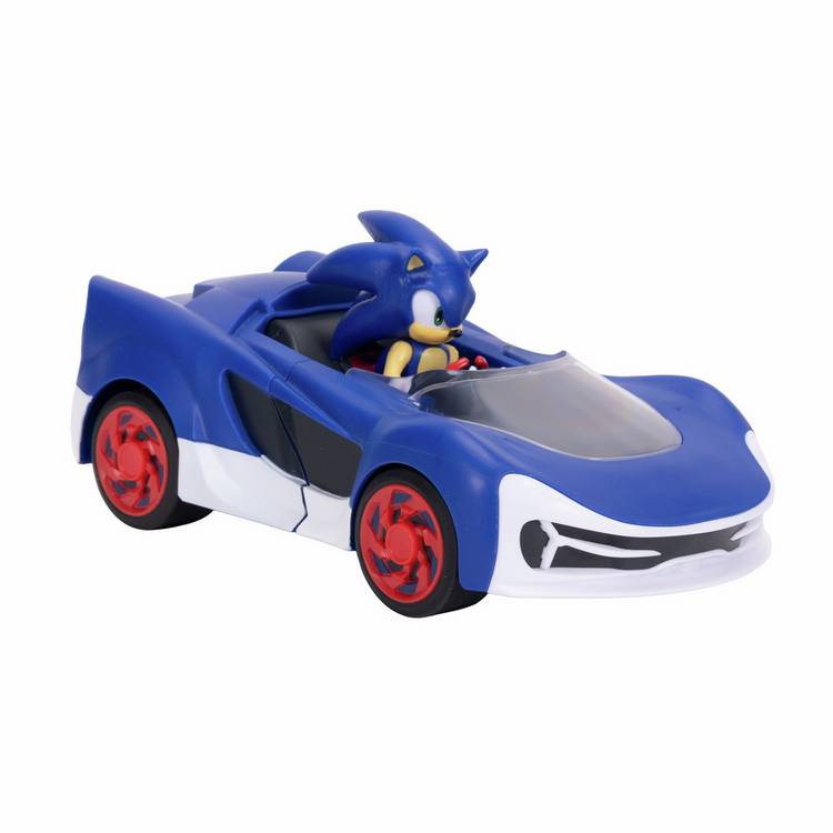 Sonic Rev It Race Car with Sonic figure - British product