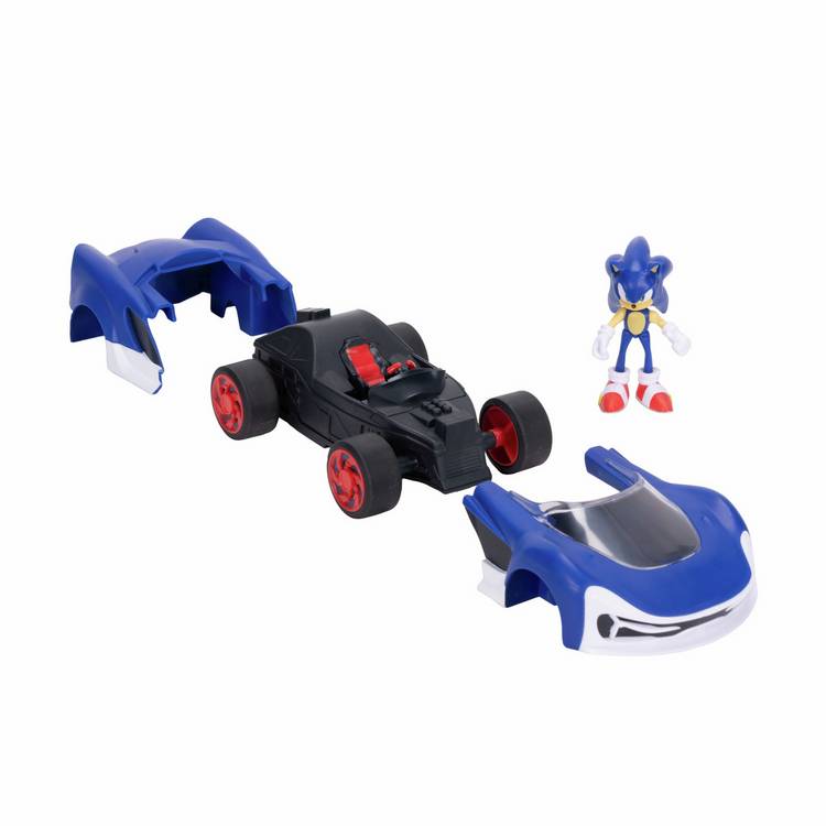 Sonic Rev It Race Car with Sonic figure - British product
