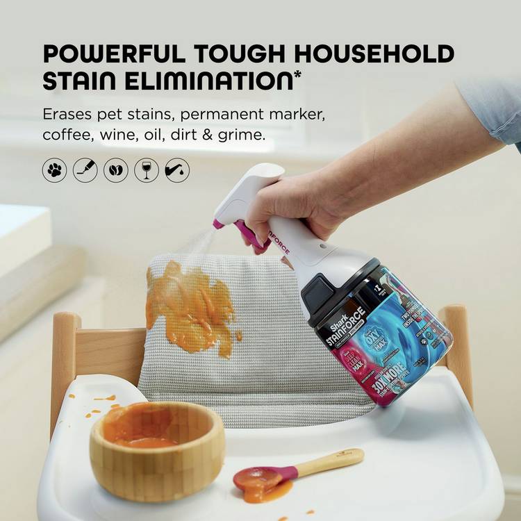Shark StainForce refill and reusable cleaning spray 500ml, UK version