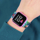 Disney Moana printed silicone strap digital watch - British brand