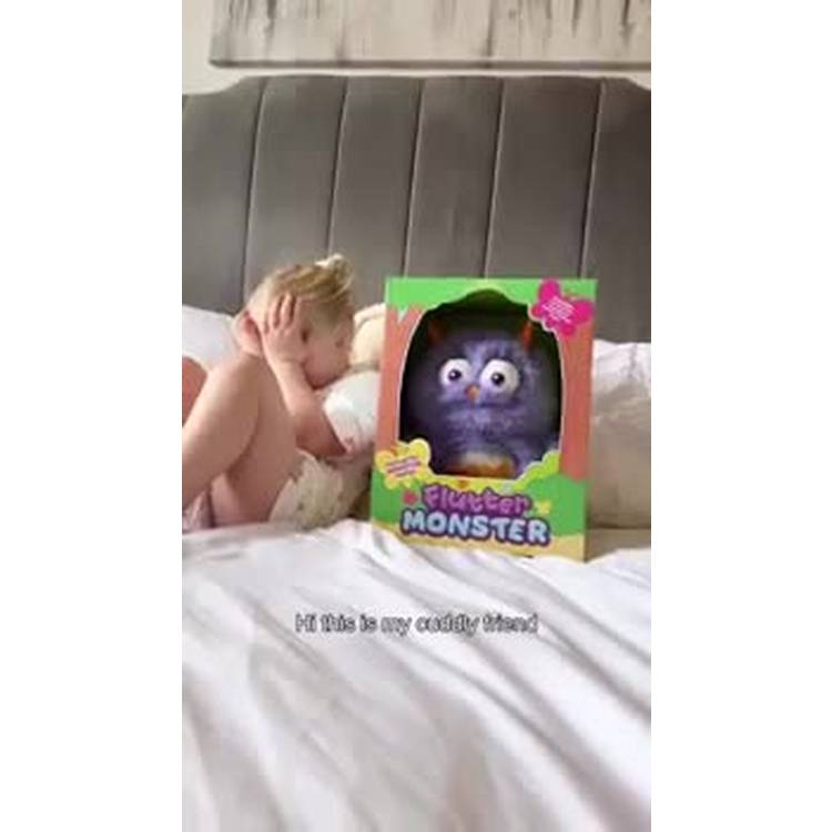 Soft toy Flutter Monster 40cm emotional learning, UK version