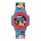 Paw Patrol kids digital watch blue silicone strap 32mm, UK version