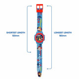 Paw Patrol kids digital watch blue silicone strap 32mm, UK version