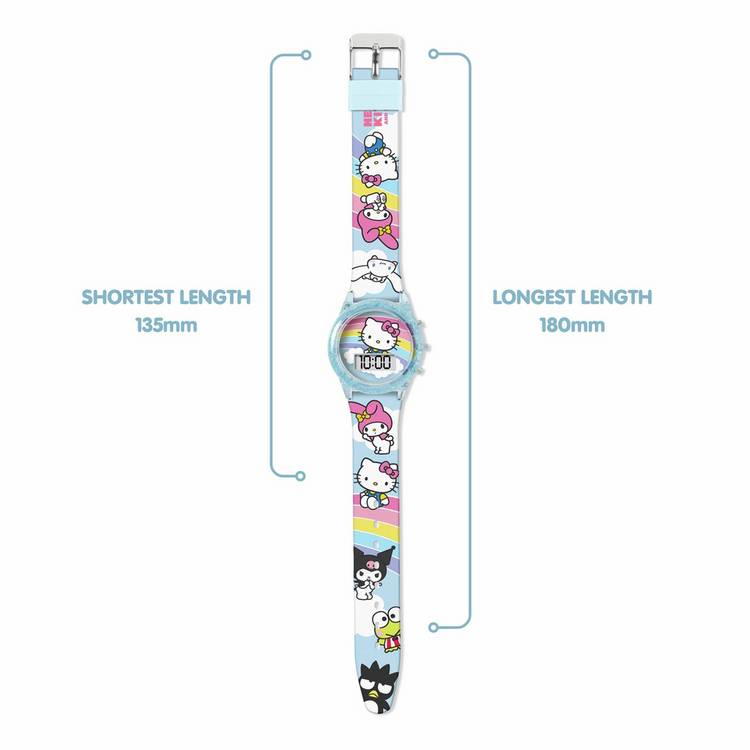 Hello Kitty kids digital watch and bracelet set, imported from the UK