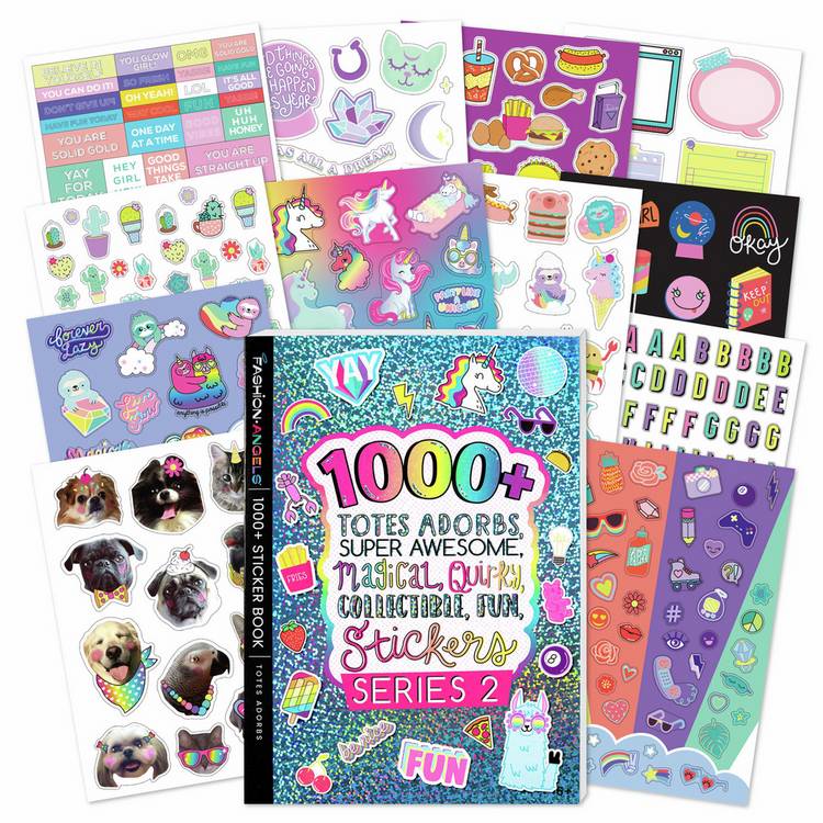 Fashion Angels sticker book with 1000+ stickers - British product