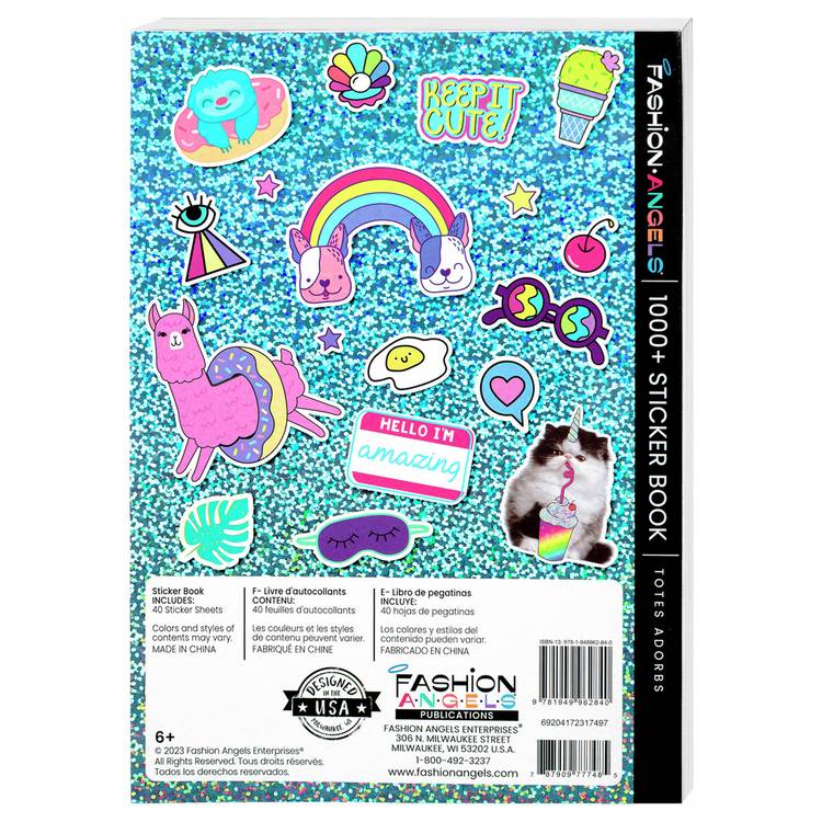 Fashion Angels sticker book with 1000+ stickers - British product
