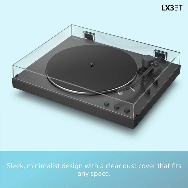 Sony PS-LX3BT automatic Bluetooth turntable black - British product