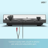 Sony PS-LX3BT automatic Bluetooth turntable black - British product
