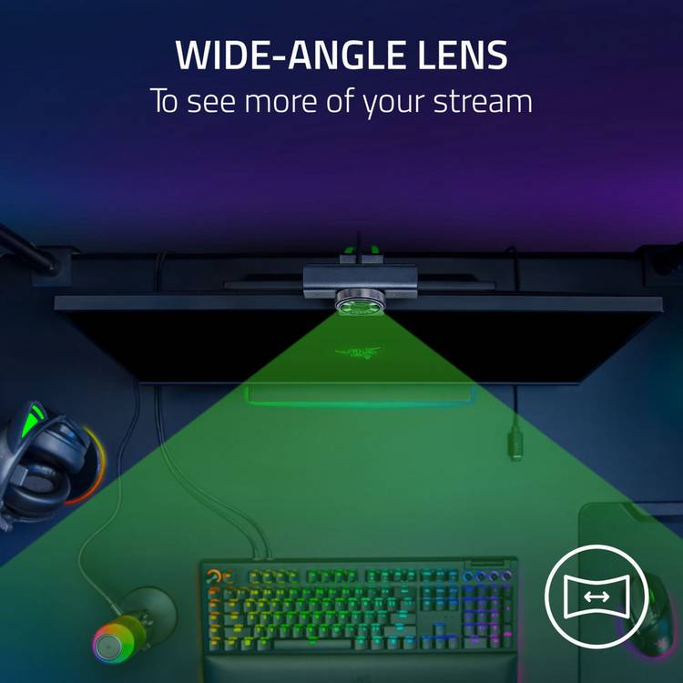 Razer Kiyo V2 X streaming webcam, imported from the UK