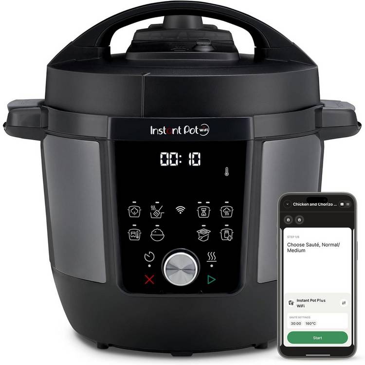 Instant Pot Plus multi cooker black 5.7L (British brand)