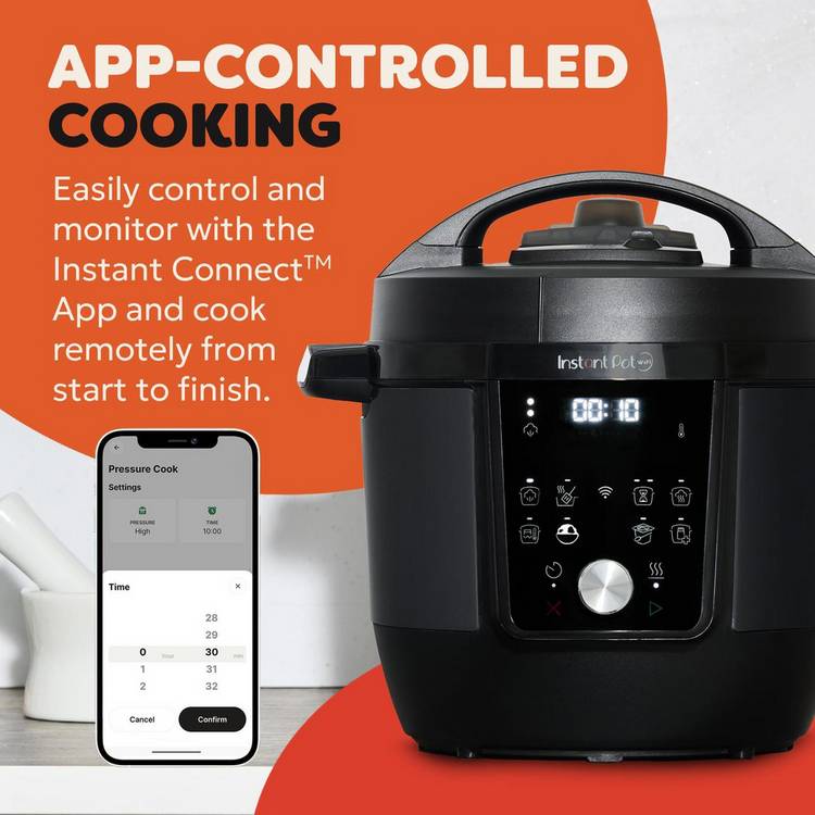 Instant Pot Plus multi cooker black 5.7L (British brand)