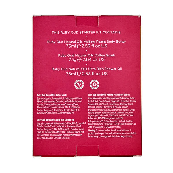 Sanctuary Spa Ruby Starter Kit Body Care Set (British brand)