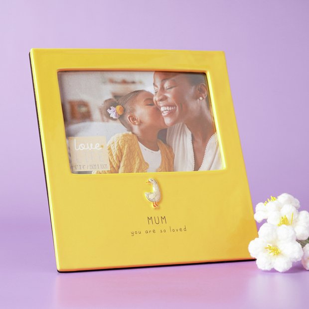 Widdop Love Life ceramic photo frame 4x6 inch Mum (British brand)