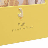 Widdop Love Life ceramic photo frame 4x6 inch Mum (British brand)