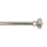 Argos Home satin nickel extendable curtain pole 165-300cm - British product