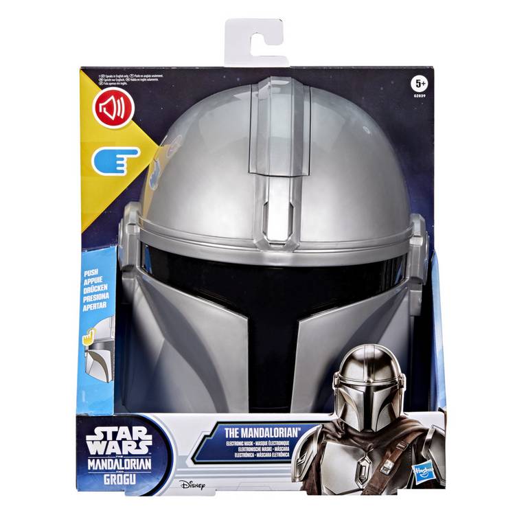 Hasbro Star Wars Mandalorian electronic mask with sound effects (British brand)
