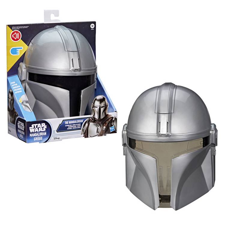 Hasbro Star Wars Mandalorian electronic mask with sound effects (British brand)