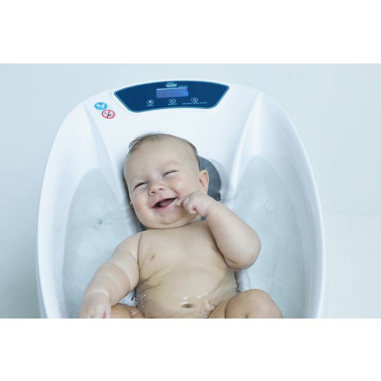 Baby Patent Aqua Scale digital baby bath, UK version