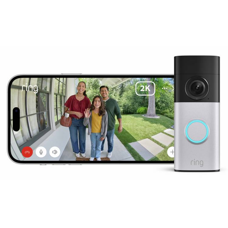 Ring Video Doorbell Plus Retinal 2K, UK version