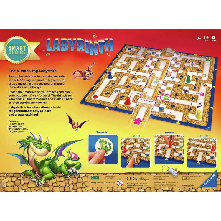 Ravensburger Labyrinth Smart Choice board game (British brand)