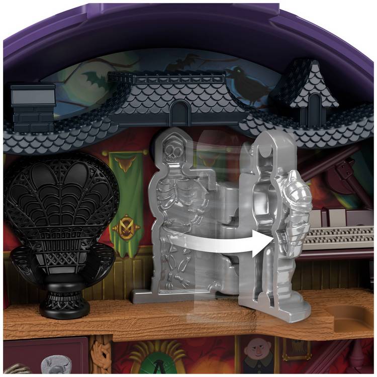Polly Pocket Addams Family compact collector dolls playset (British brand)