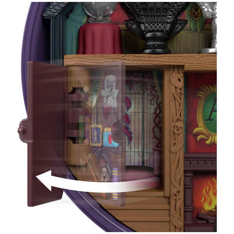 Polly Pocket Addams Family compact collector dolls playset (British brand)